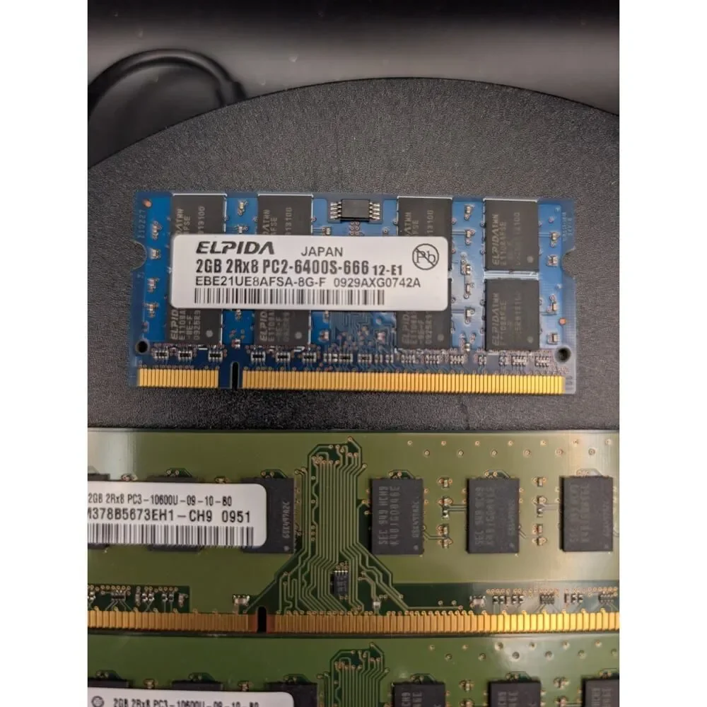 Lot of 5 RAM Sticks • 4×2GB DDR3 + 1×2GB DDR2 • Parts/Repair • UMM Finds